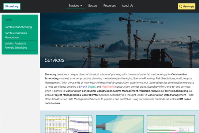 A refreshed Services page on our website