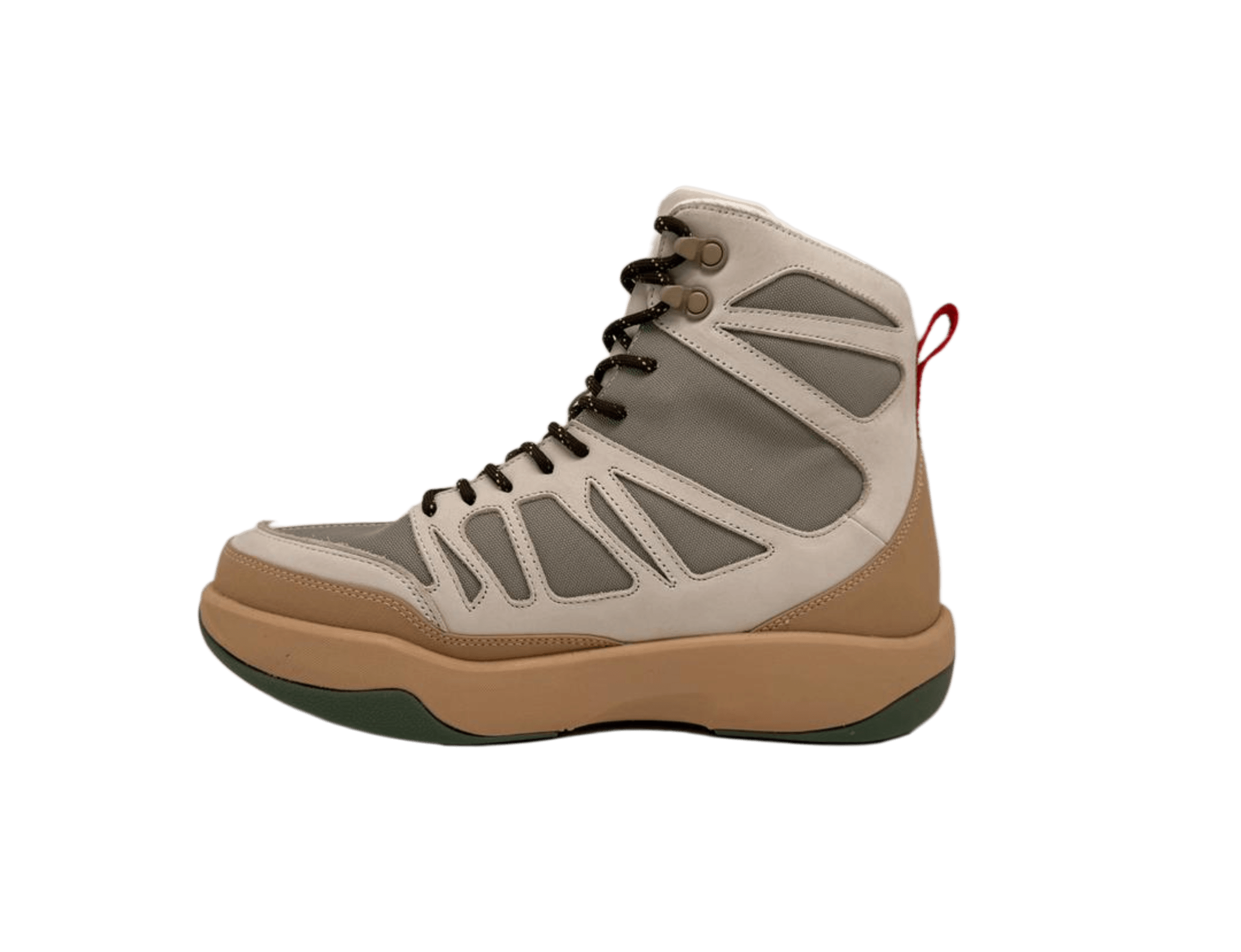High-top hiking boot with drop-in midsole