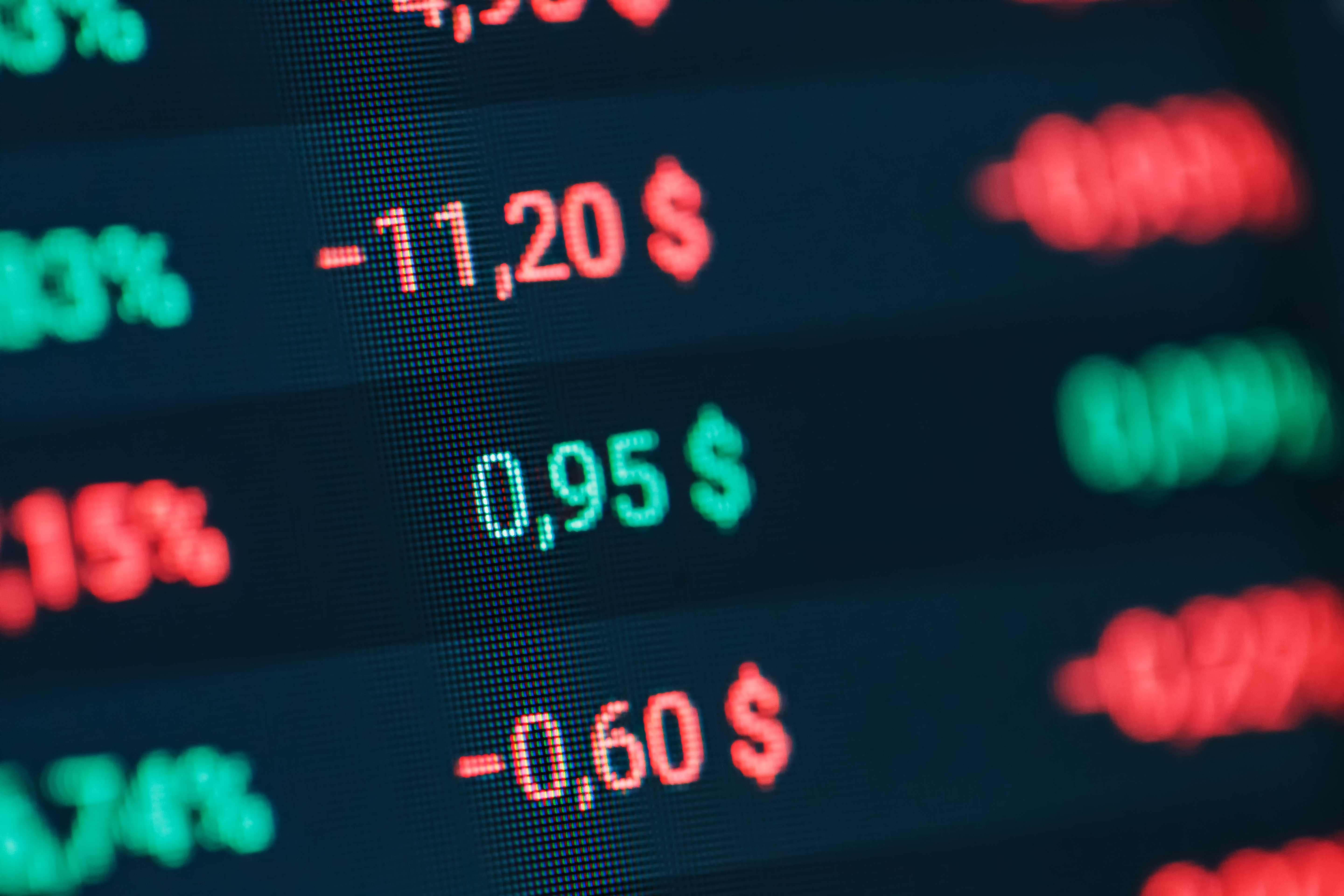 Forex trading screen showing exchange rates