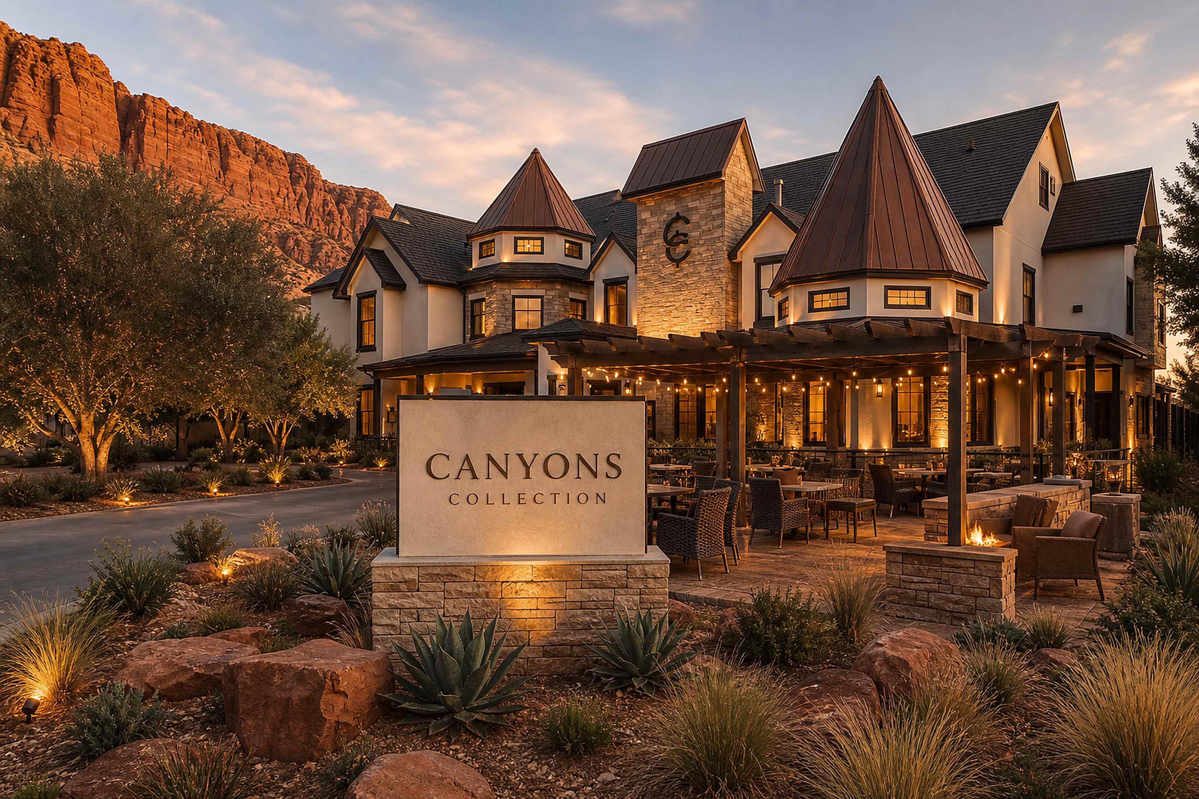 Canyons Collection at Dusk (Rendering)