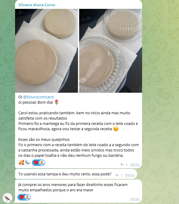 Resultado Silvana - Queijos em progresso