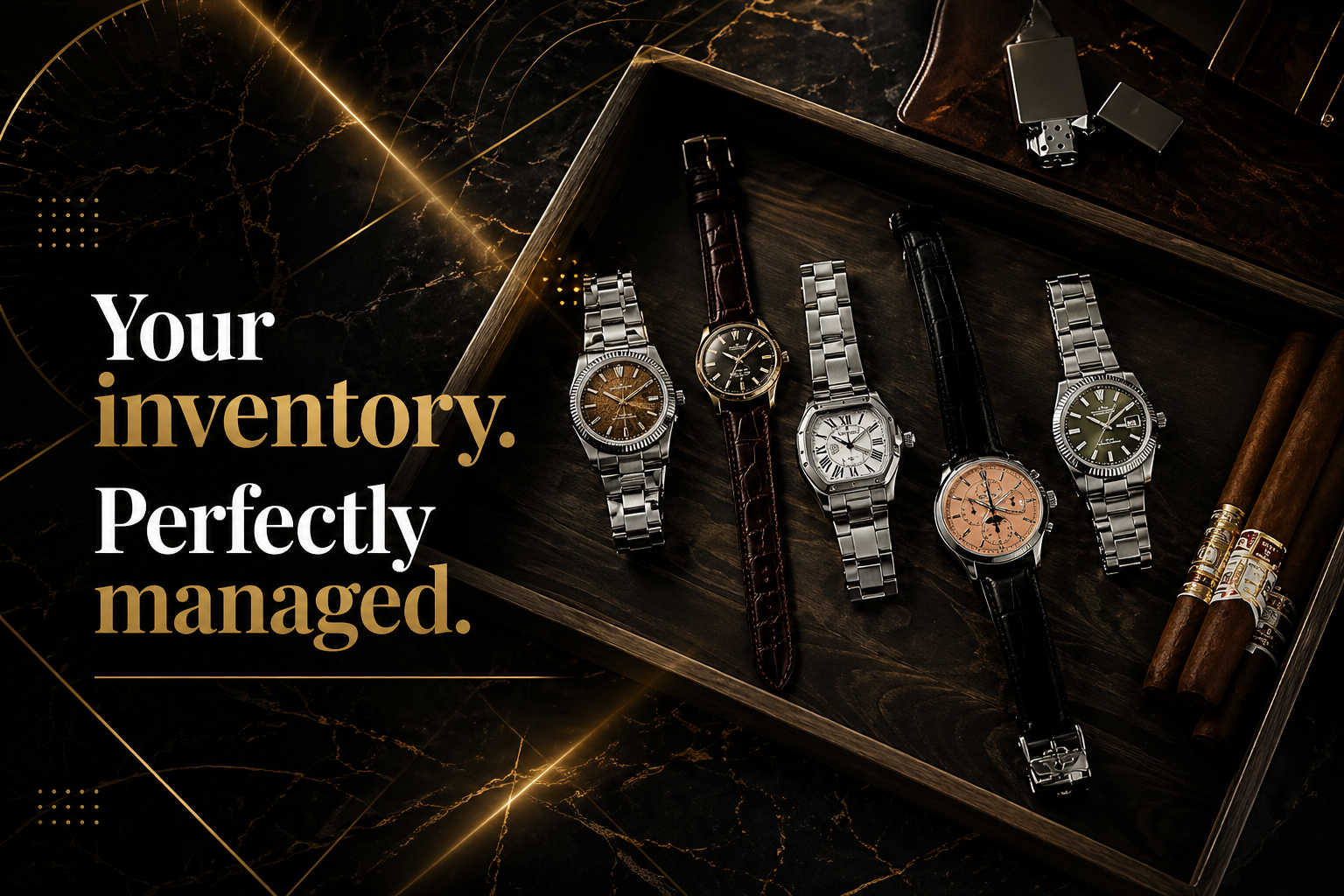 Luxury watch collection