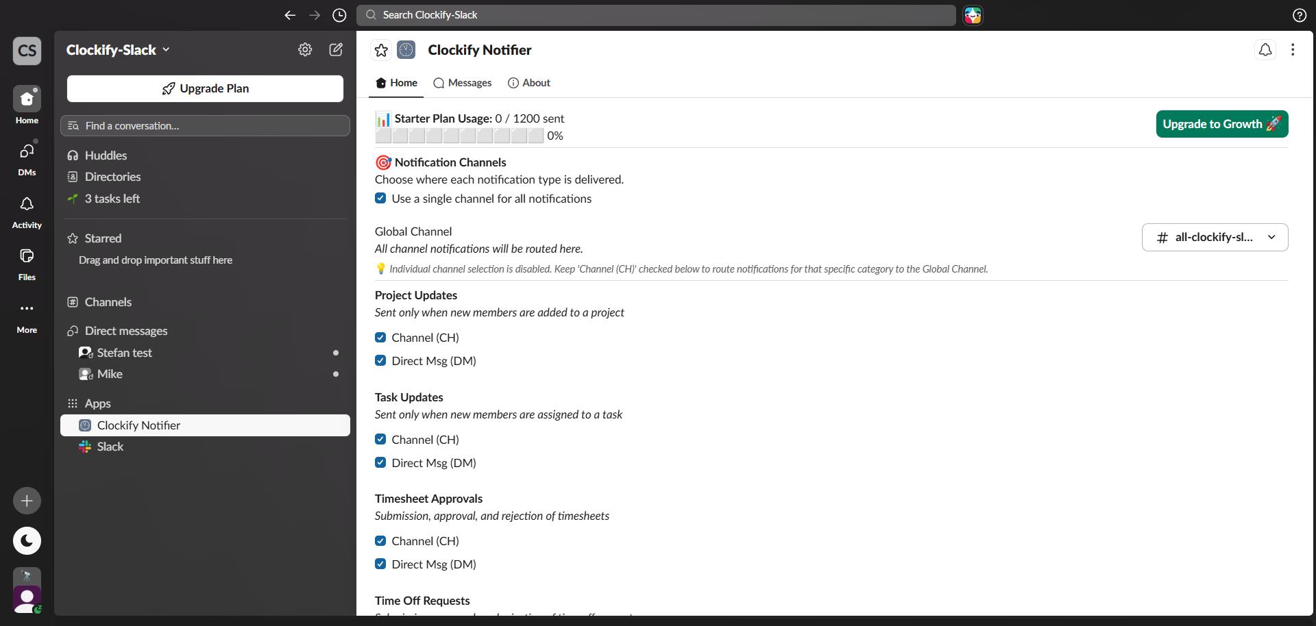 Step 3b: TrackAlerts configuration