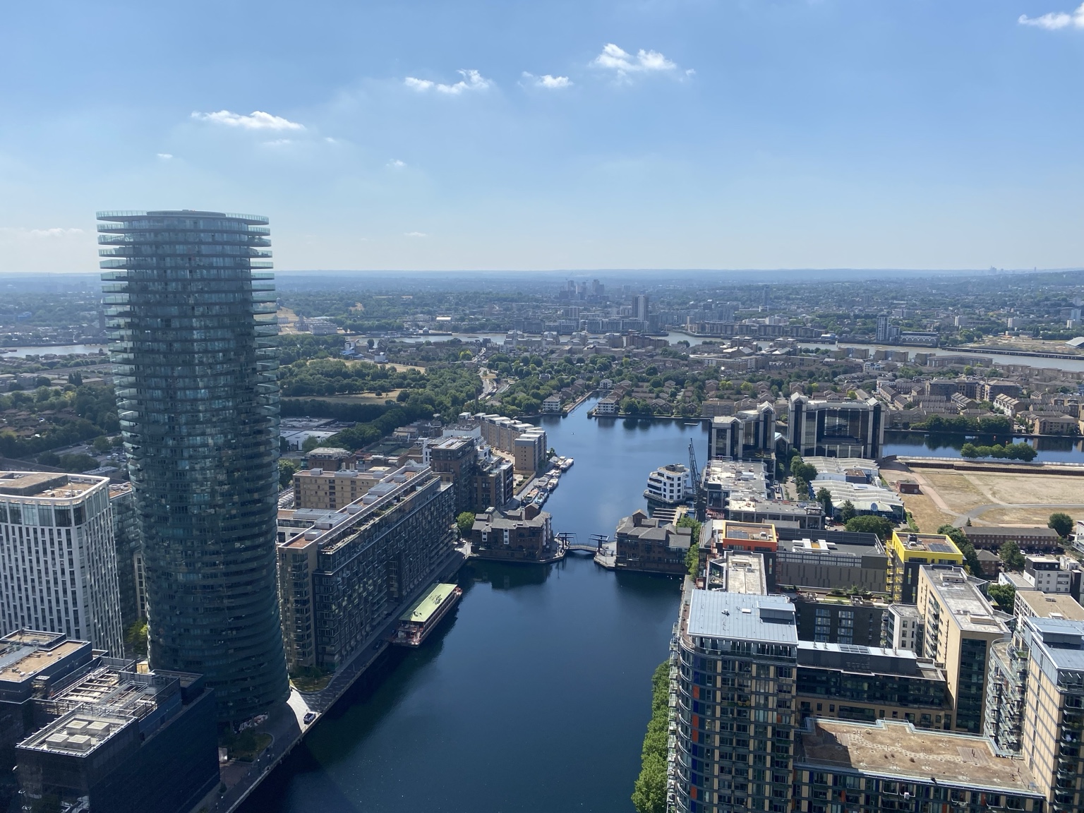 London aerial view