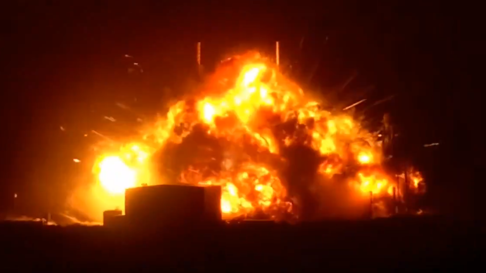 New Glenn explosion at Launch Complex 36, Cape Canaveral – May 28, 2026