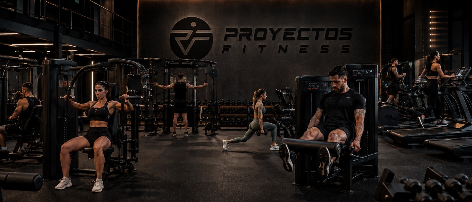 Gimnasio equipado por Proyectos Fitness