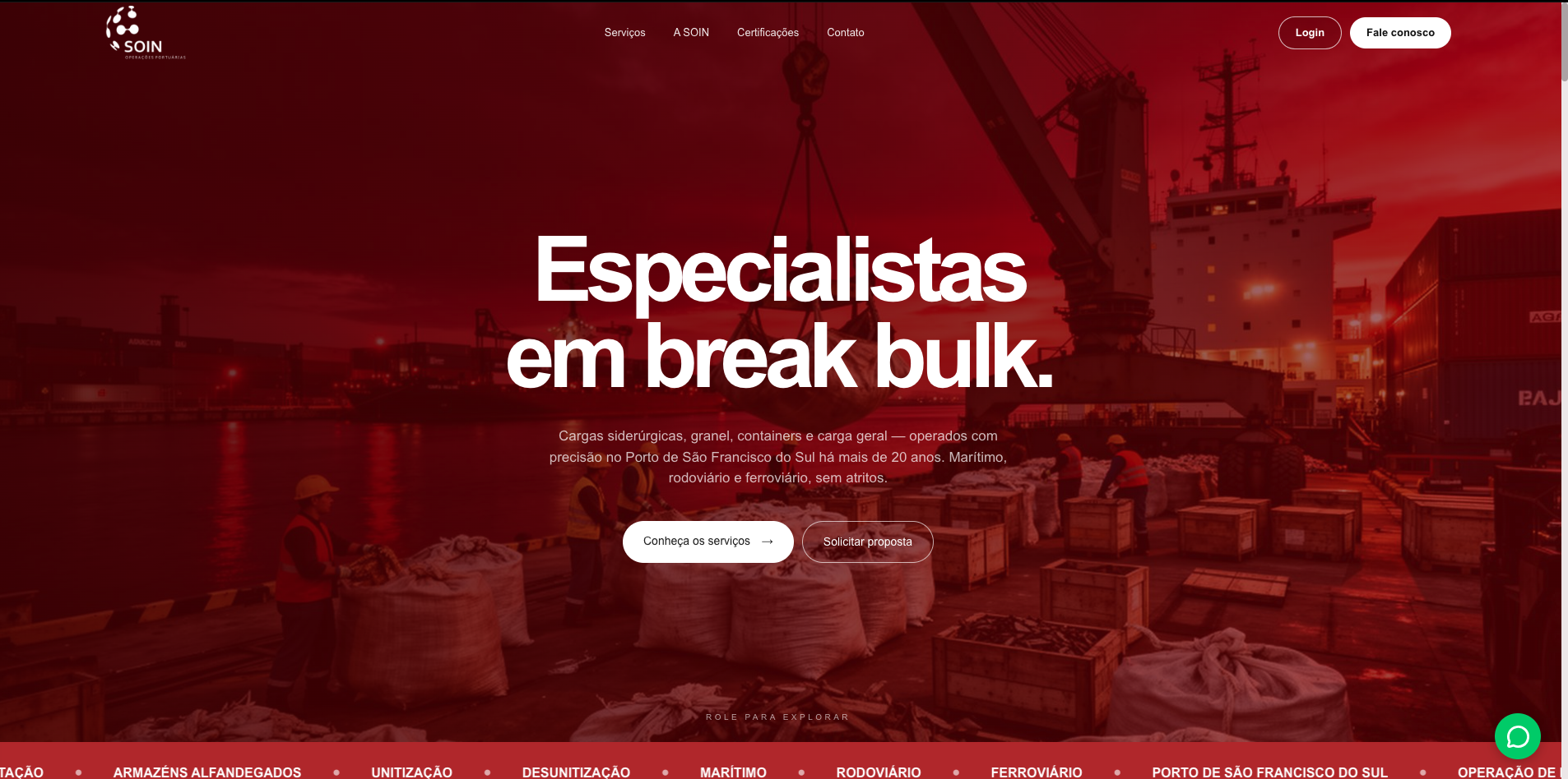 Capa do projeto SOIN