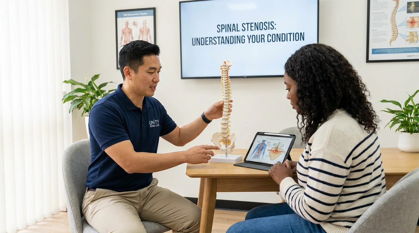 Spinal stenosis treatment and spinal decompression