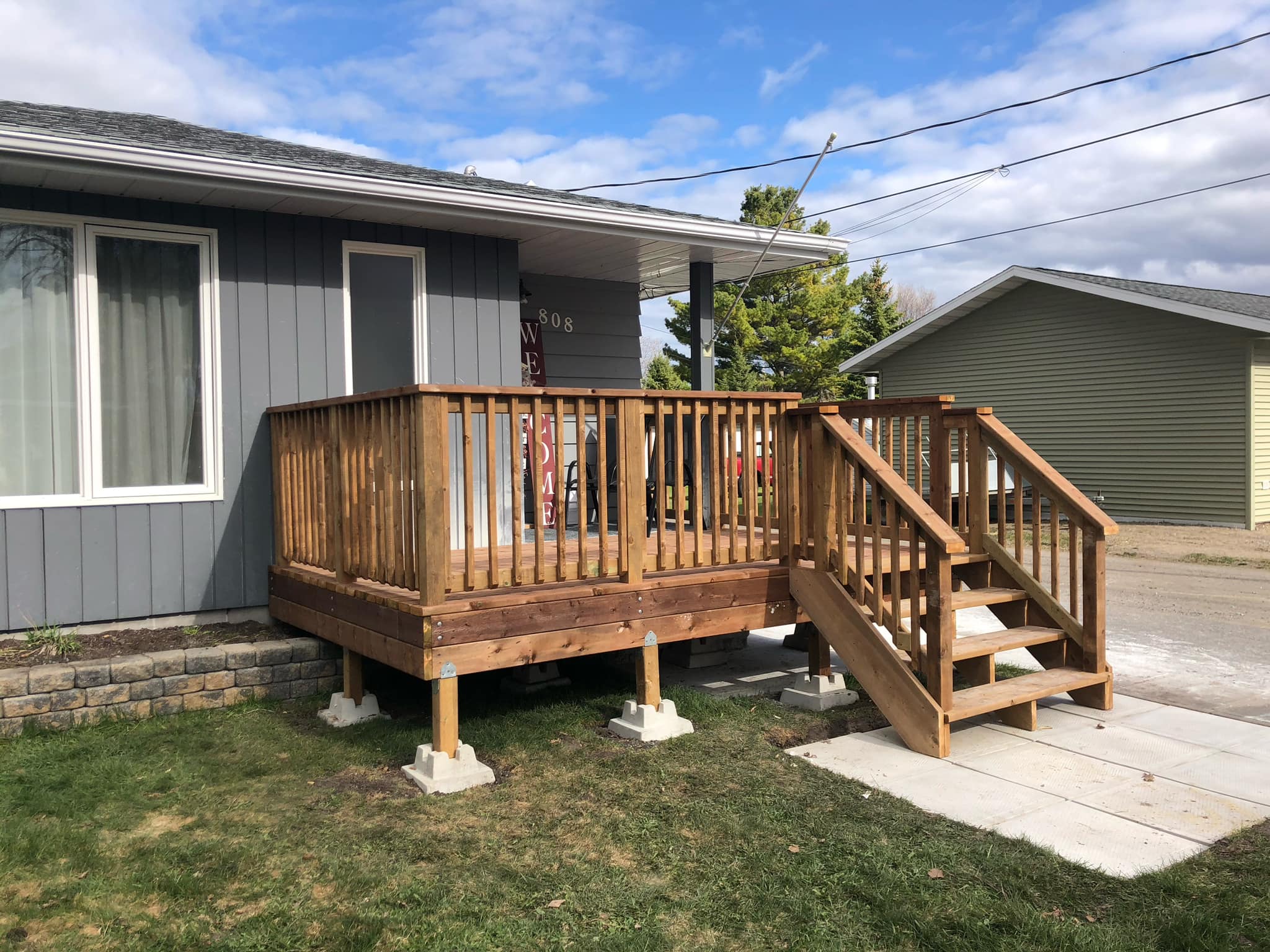 Custom Timber Deck & Stairs