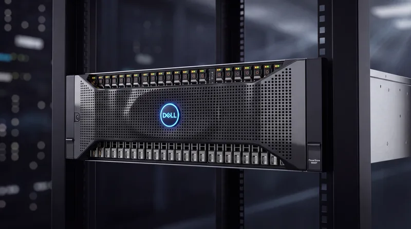 Home Dell PowerStore storage array in data center