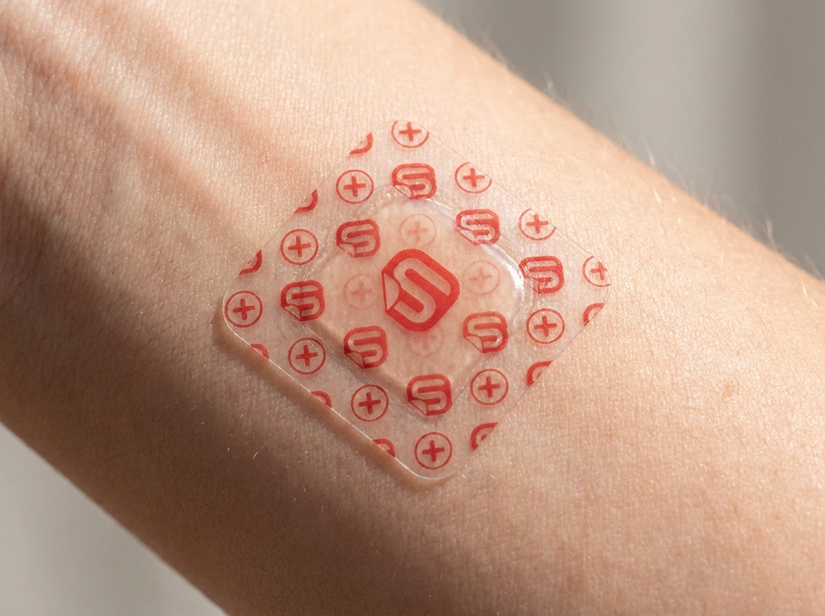 Person wearing a SuperPatch