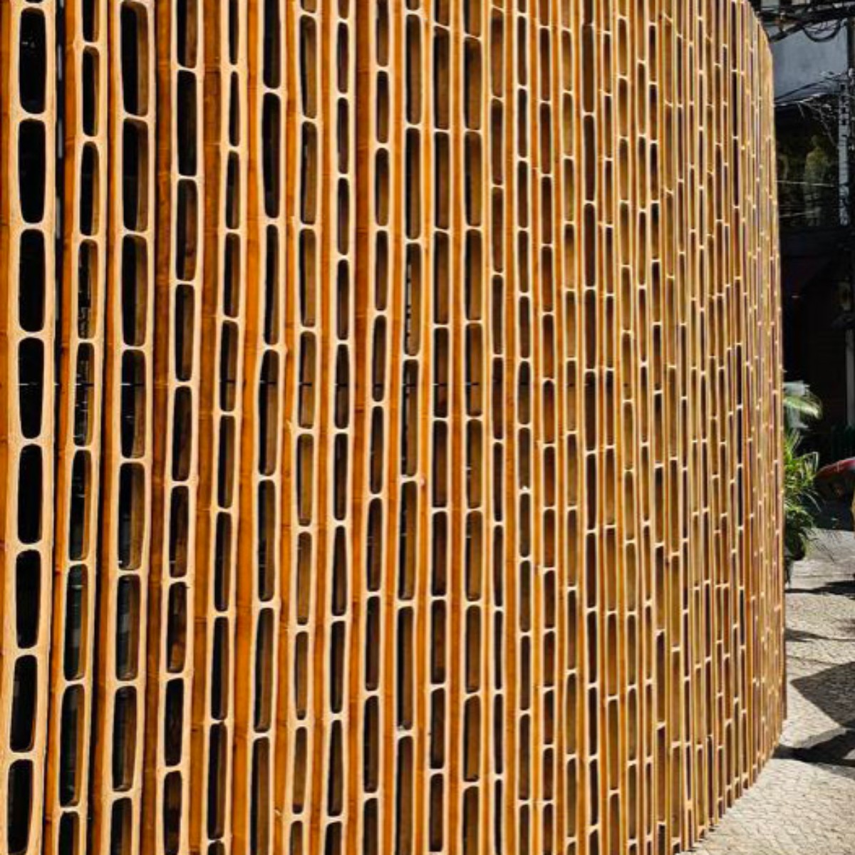 Painel alma de bambu
