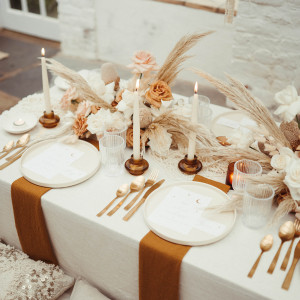 Boho Neutral Tablescape
