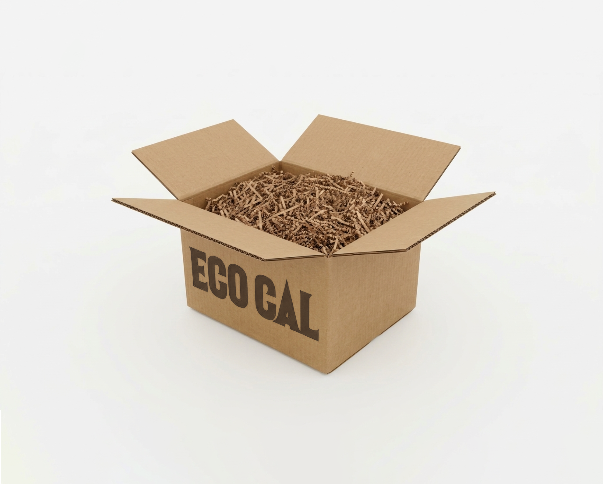 Frisure de calage kraft dense dans une boîte moyenne, format créateur 4 kg
