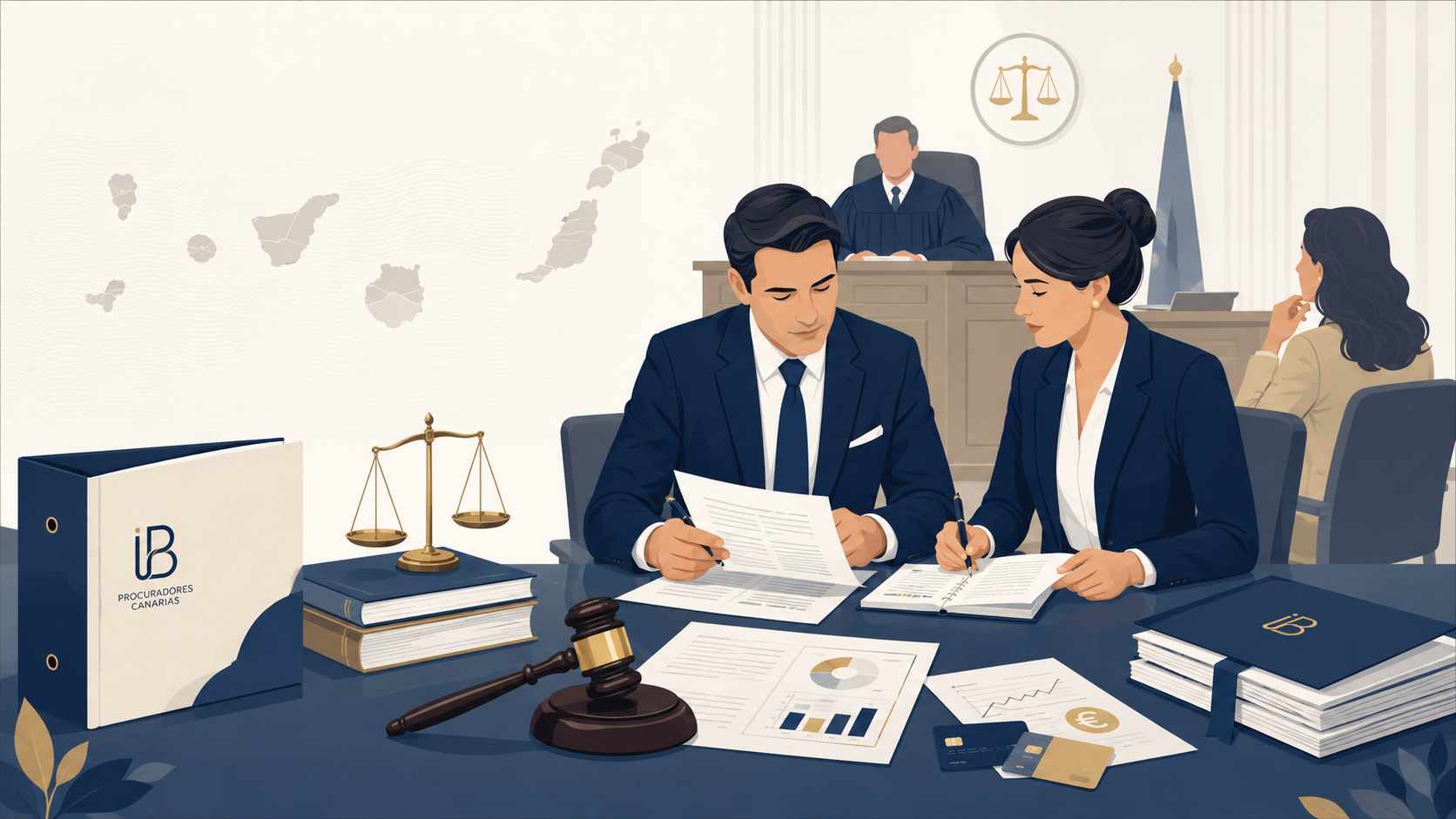 Documentación jurídica sobre tarjetas revolving y litigios bancarios en Canarias