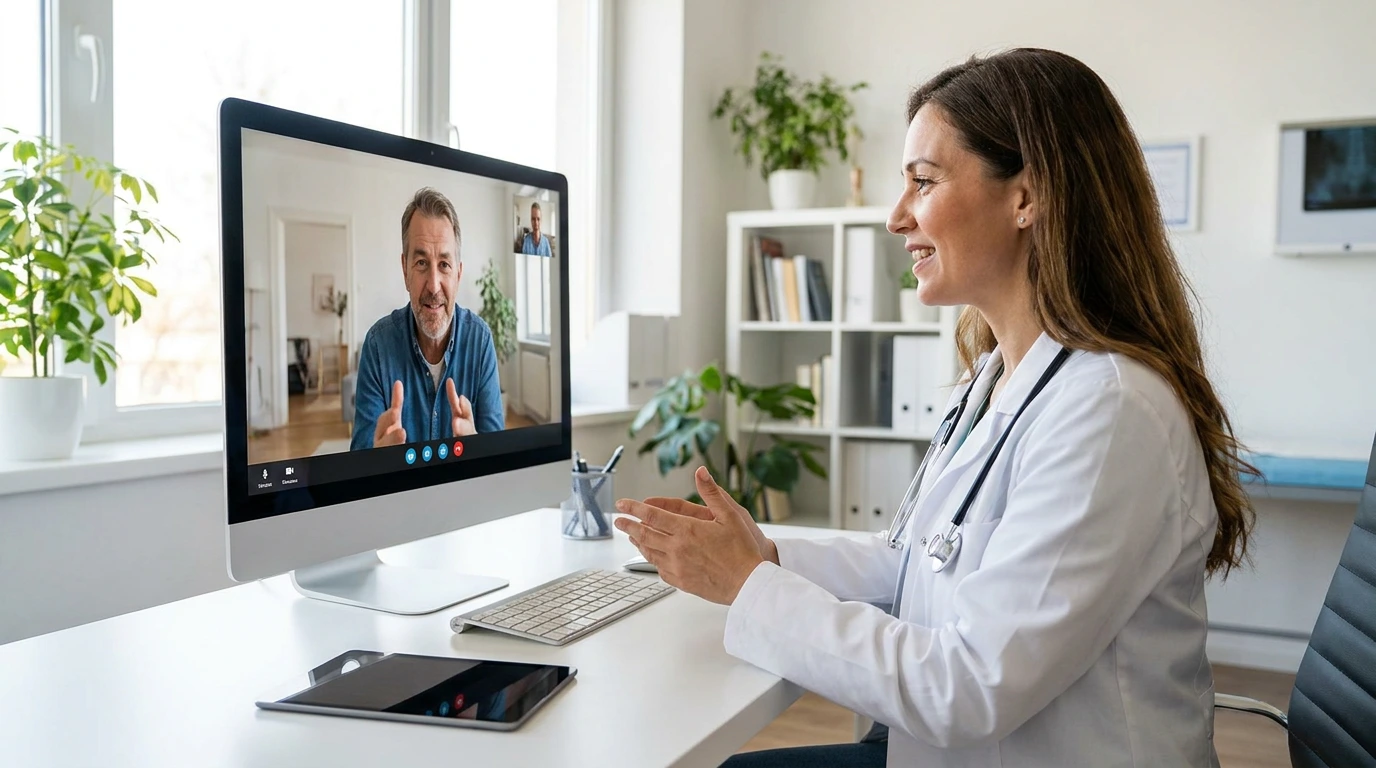 Telehealth virtual healthcare visit