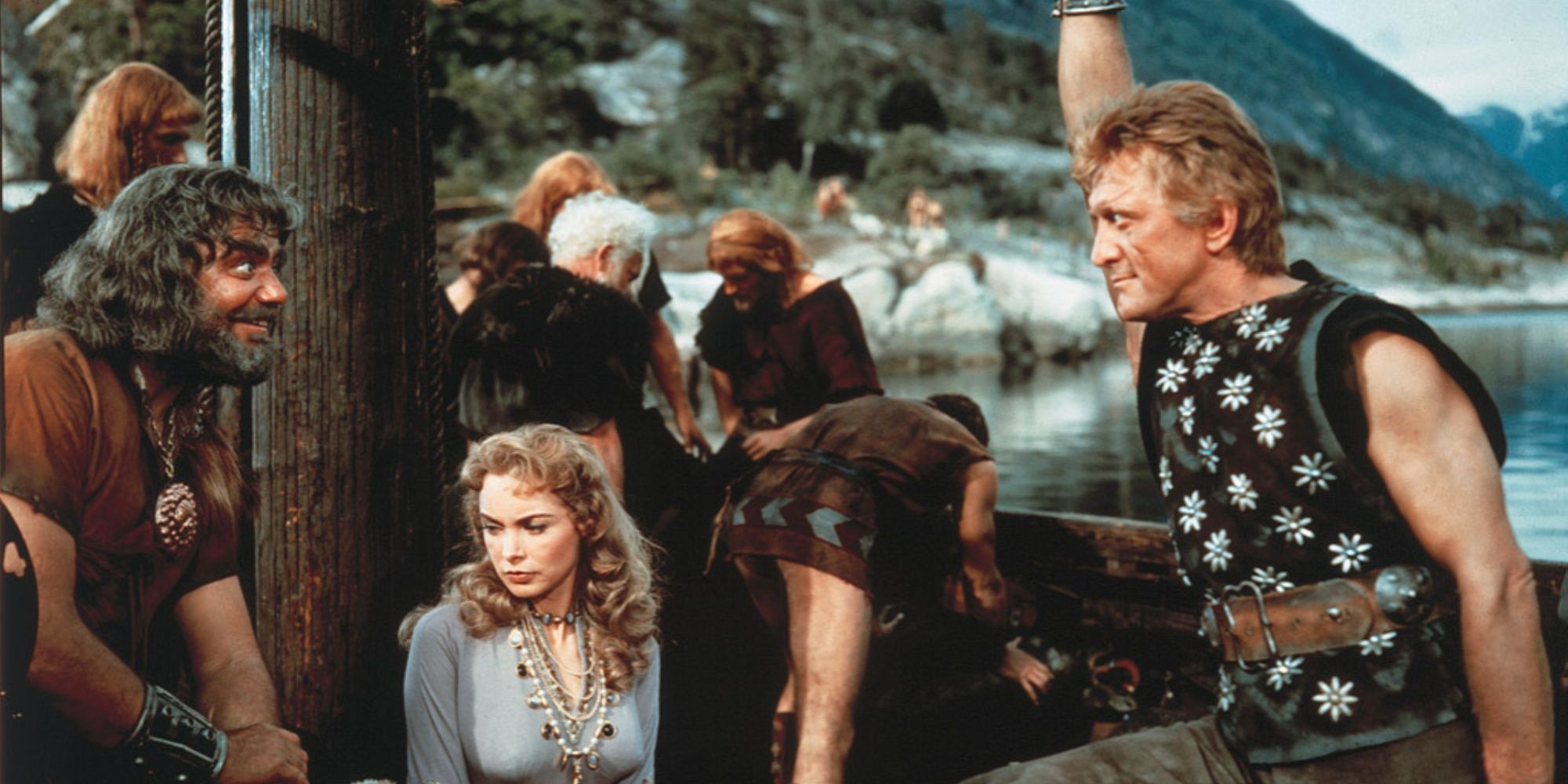 THE VIKINGS (1958) still