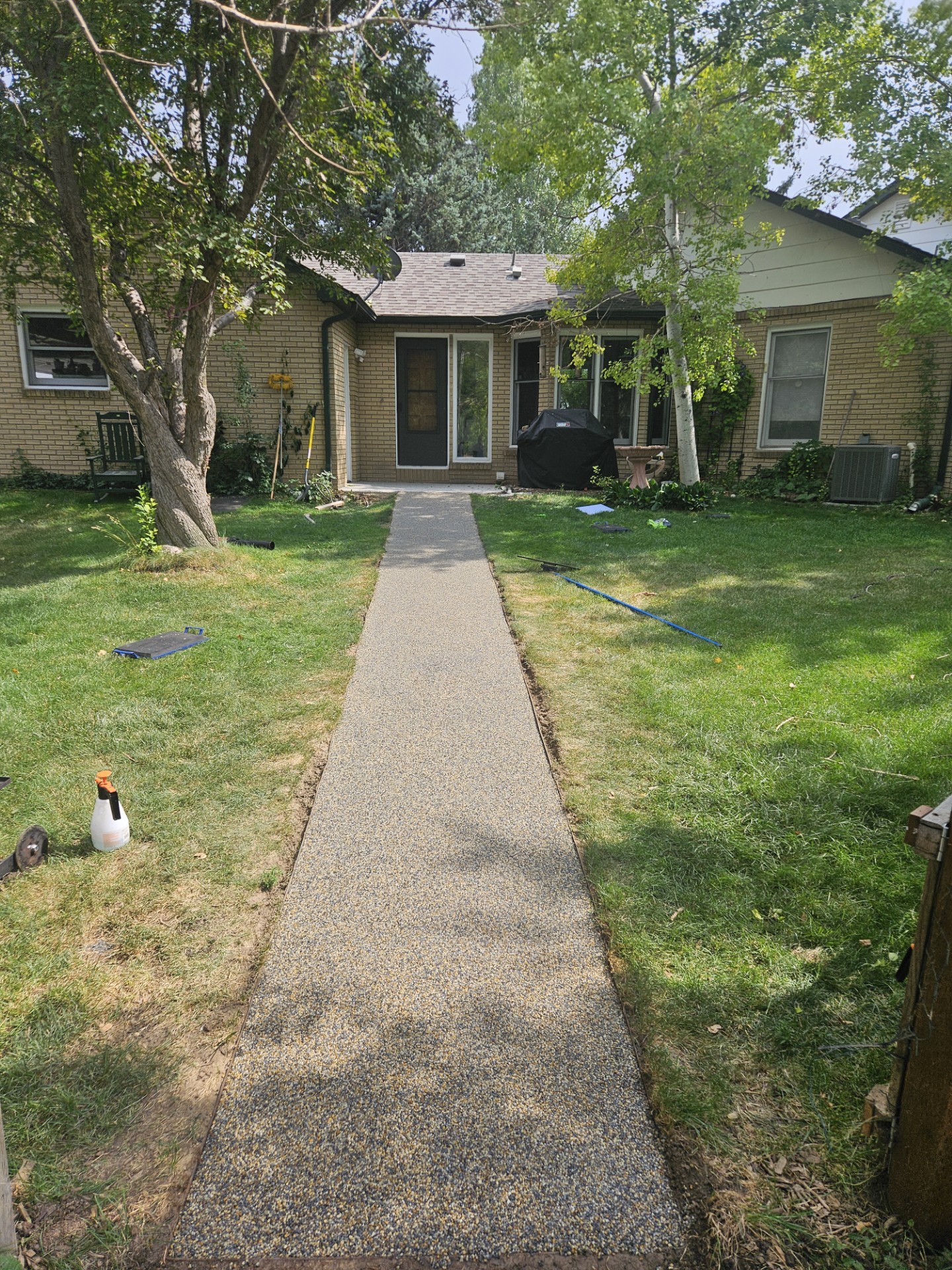 Backyard Walkway VUBA Resurfacing - After