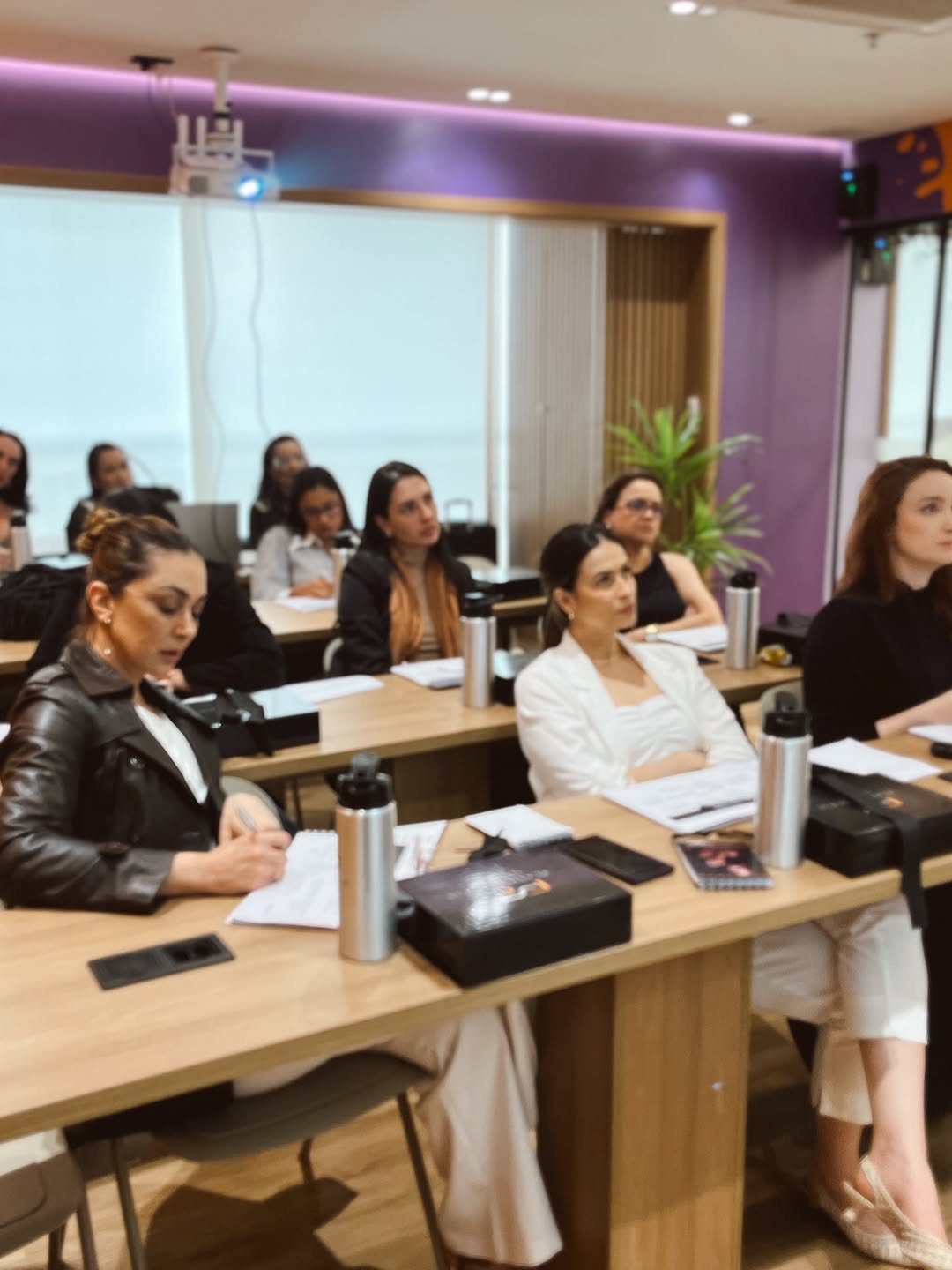 Turma em aula teórica