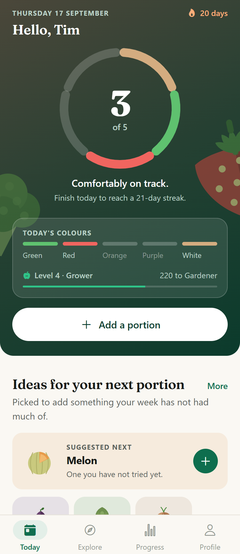 5erday app screen