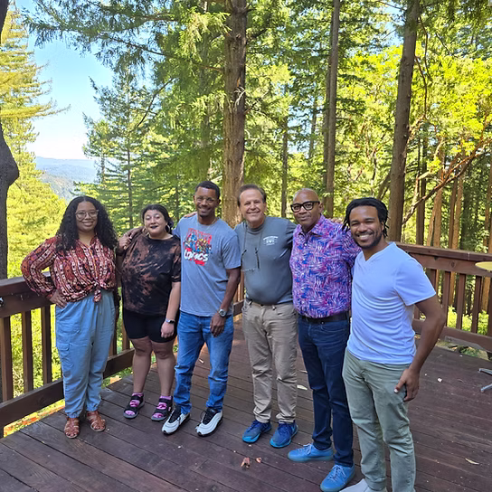 Tomara with family enjoying time outdoors together