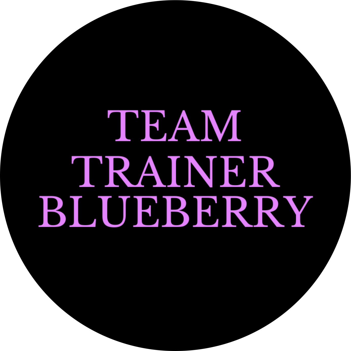 Team Trainer Blueberry