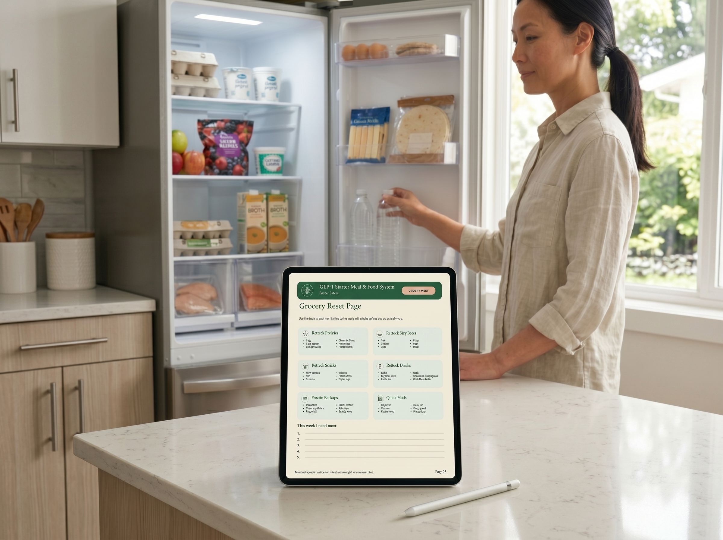 Grocery Reset Checklist preview page