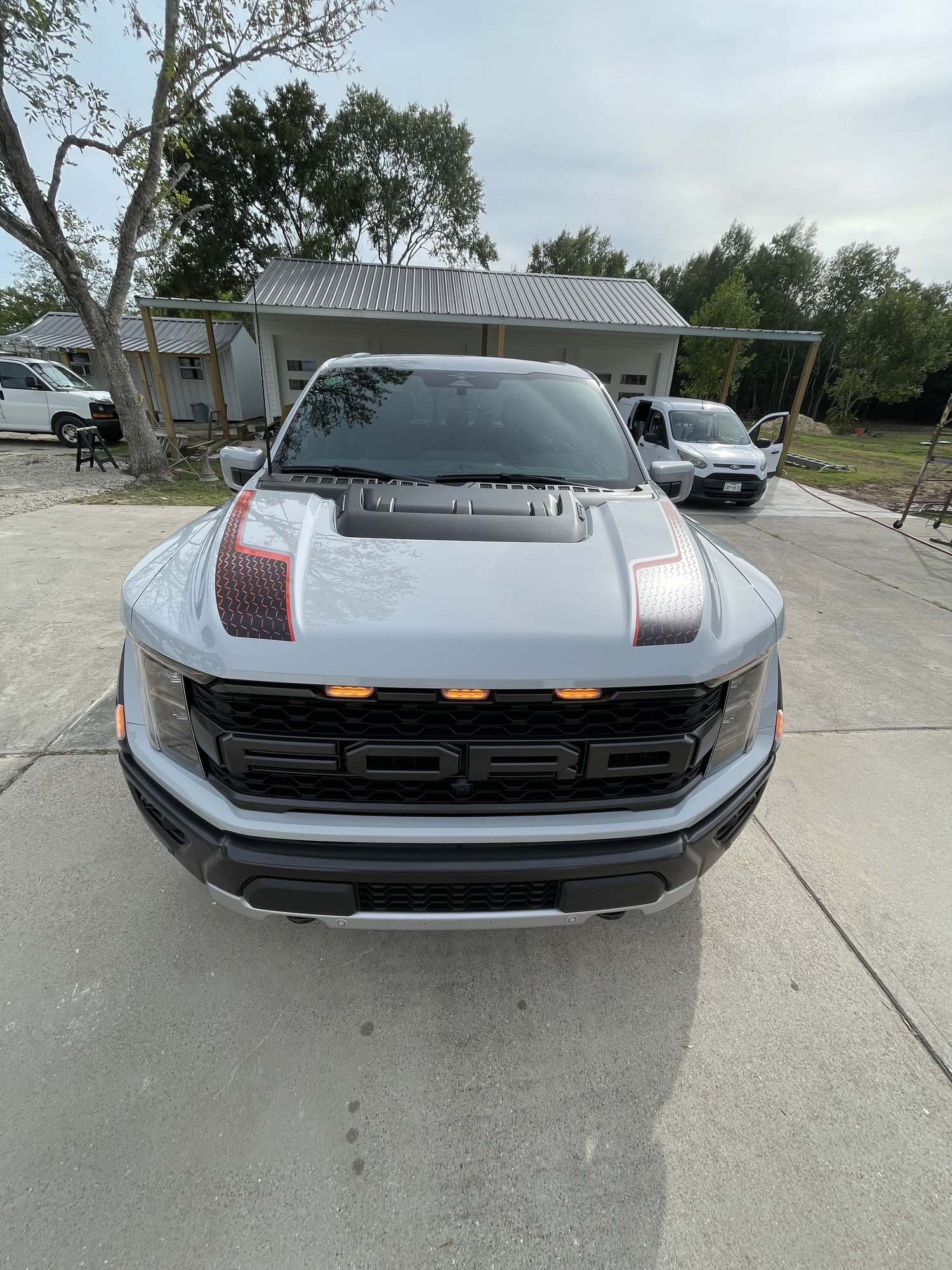 Freshly detailed Ford Raptor with a showroom-quality finish