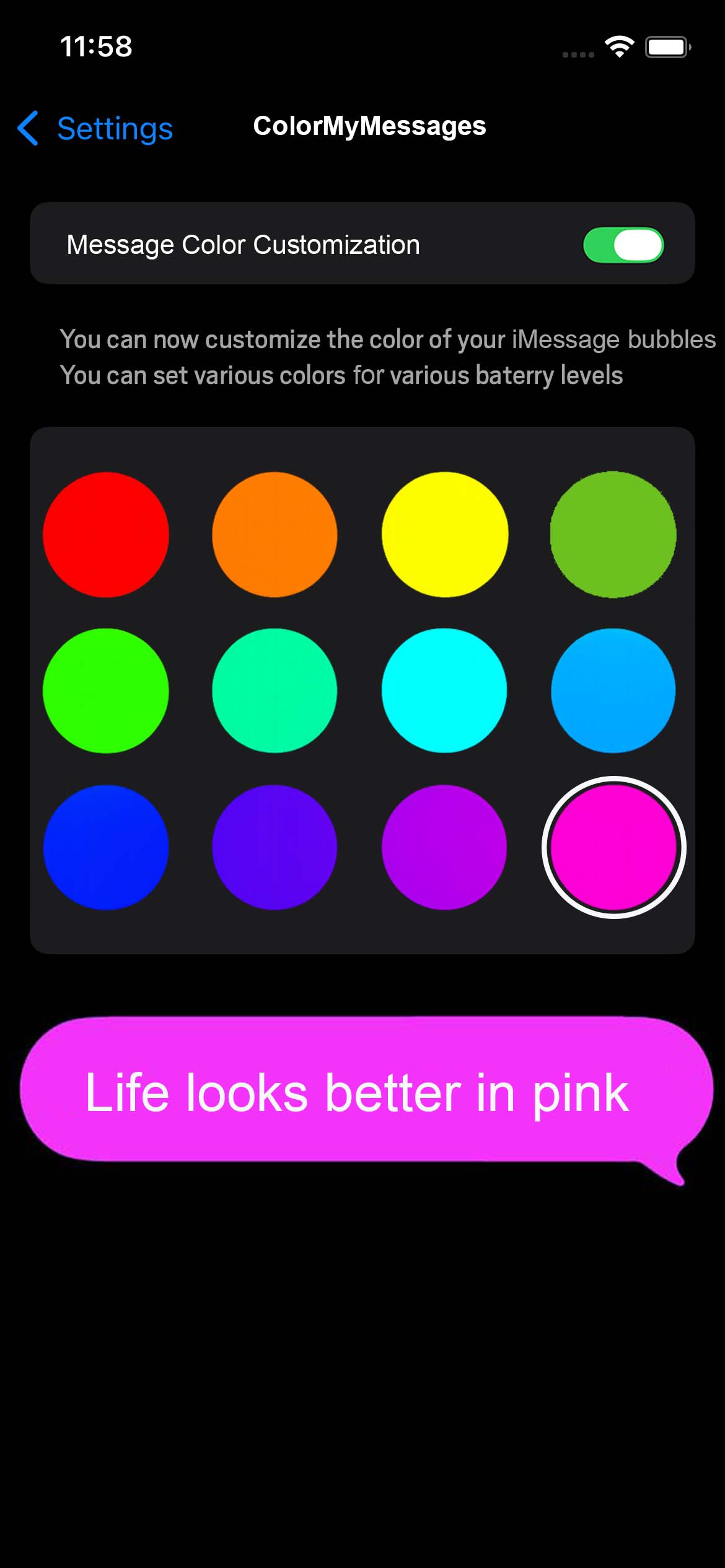 Color My Messages