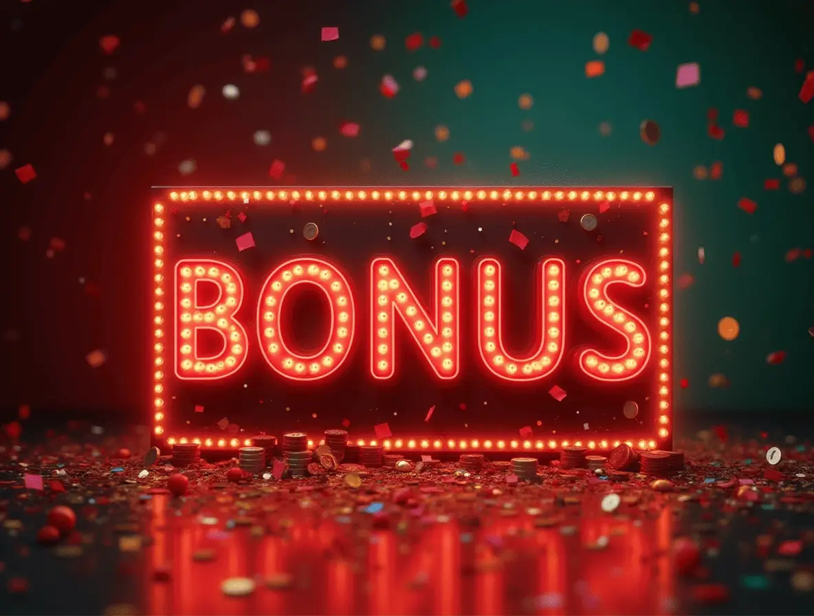 Unique Casino Bonus - Neon Sign