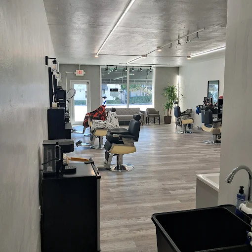 Barba Shop wash station and chairs