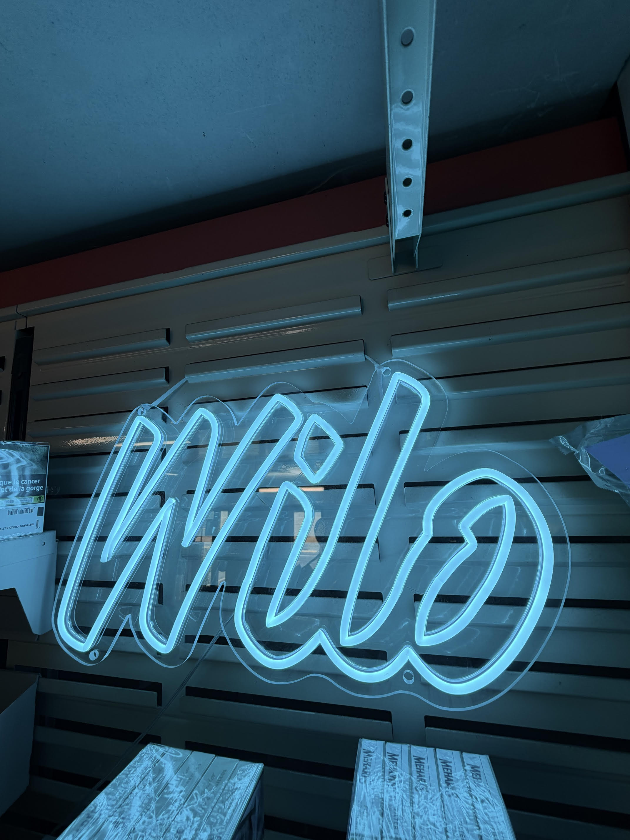 Enseigne néon Wilo
