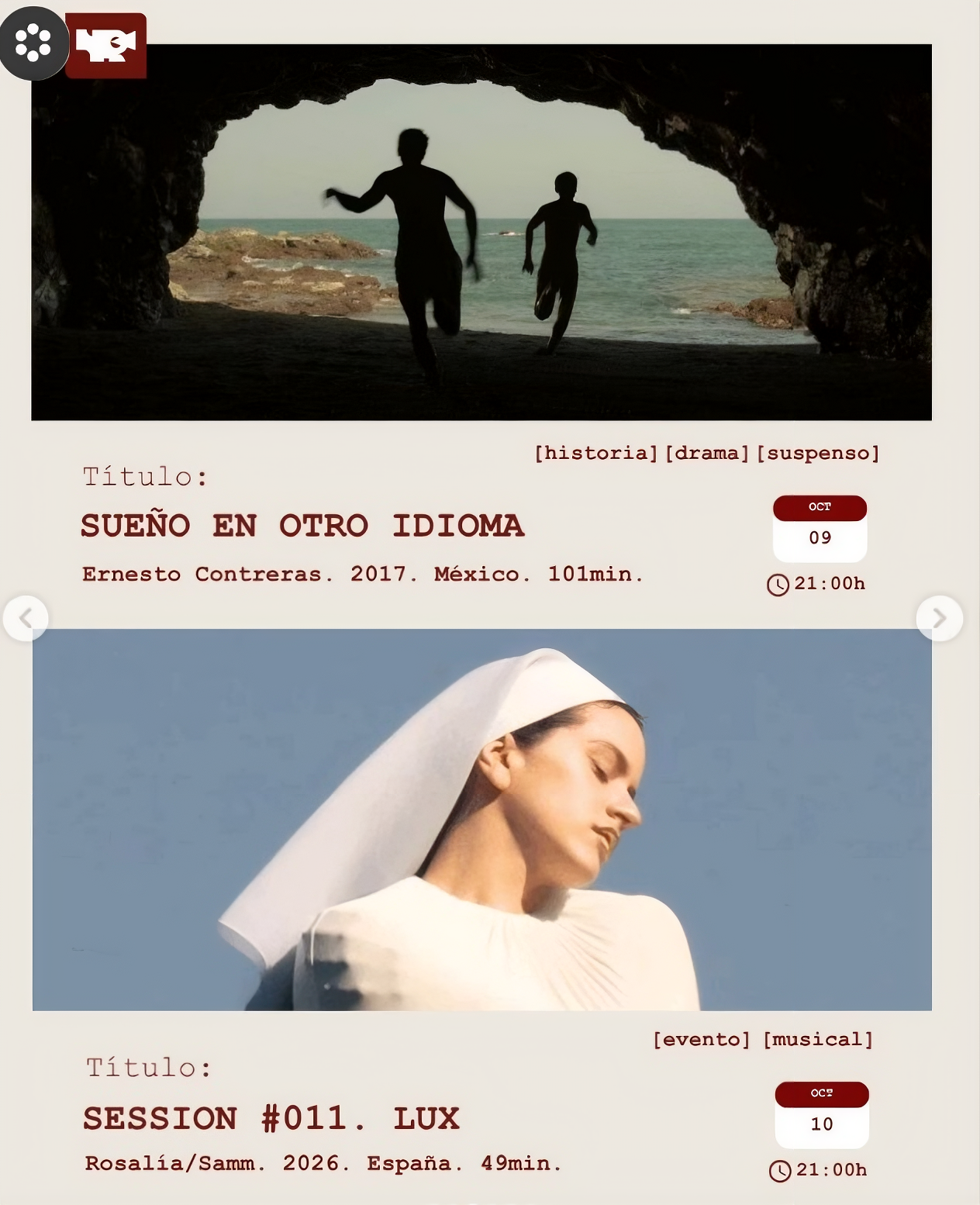 Póster de SUEÑO EN OTRO IDIOMA