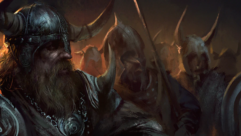 Vikings with Horned Helmets — The Myth in Digital Art