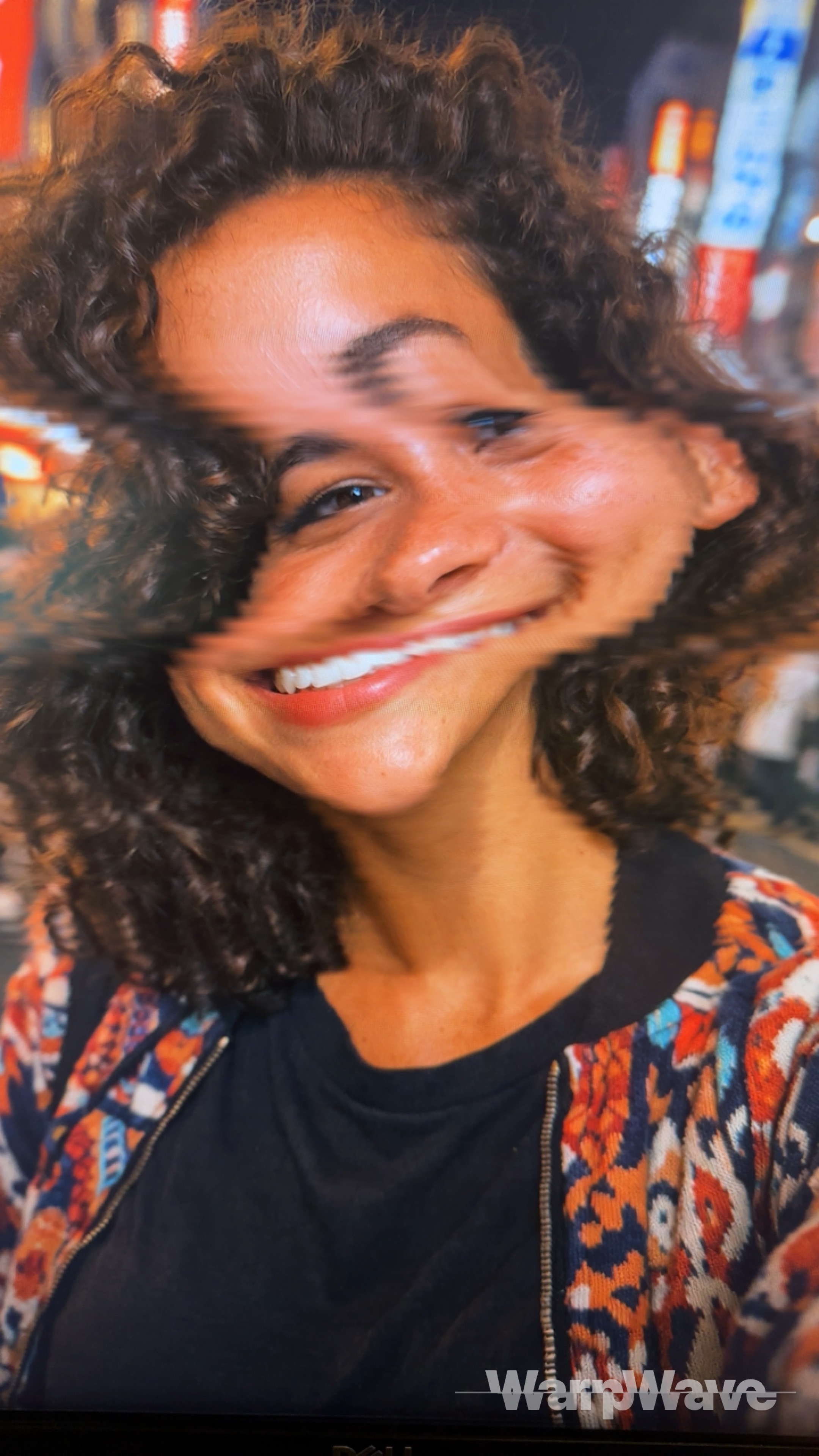 Warp effect preview