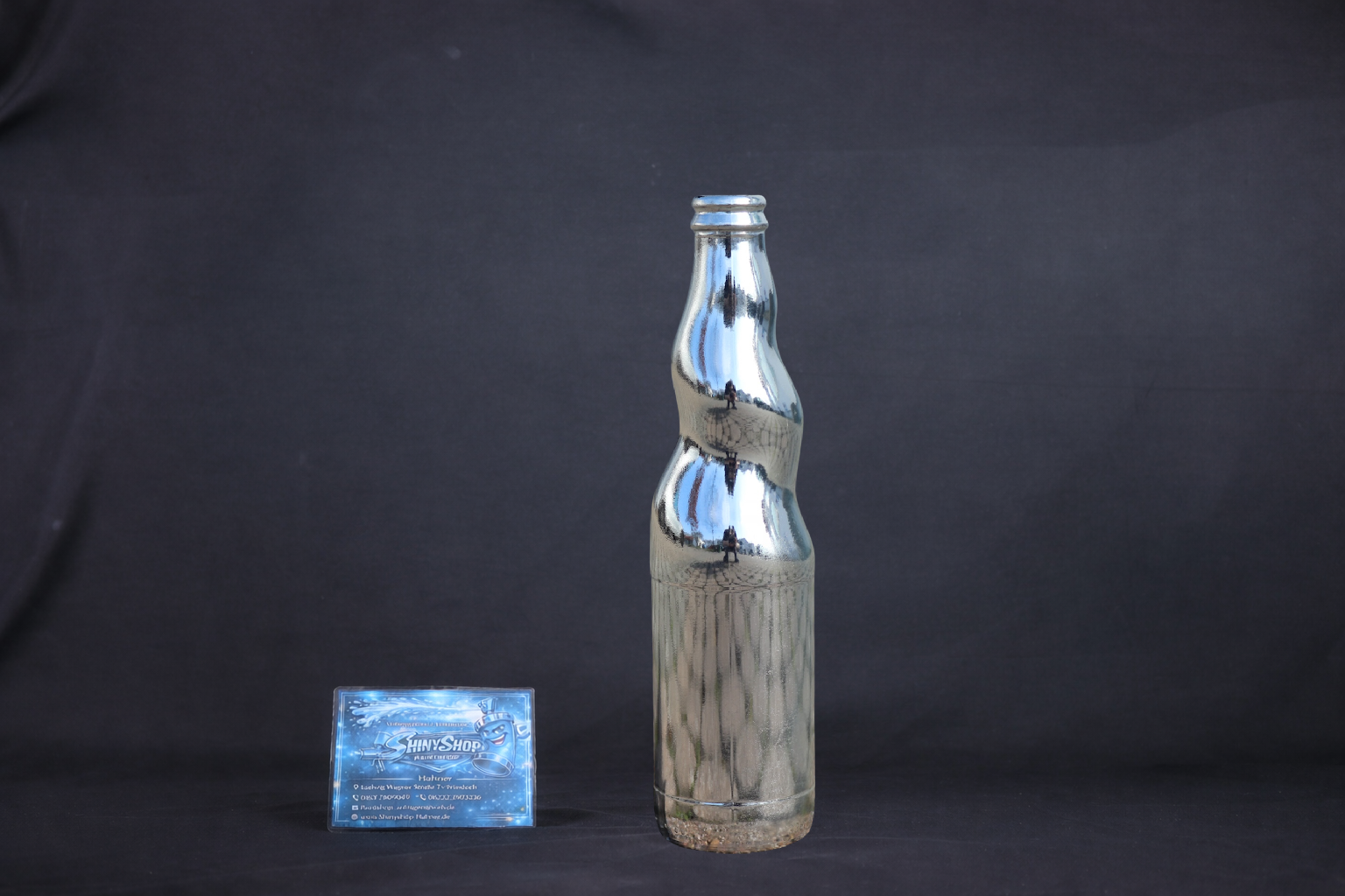 Welde Flasche in Chromlook