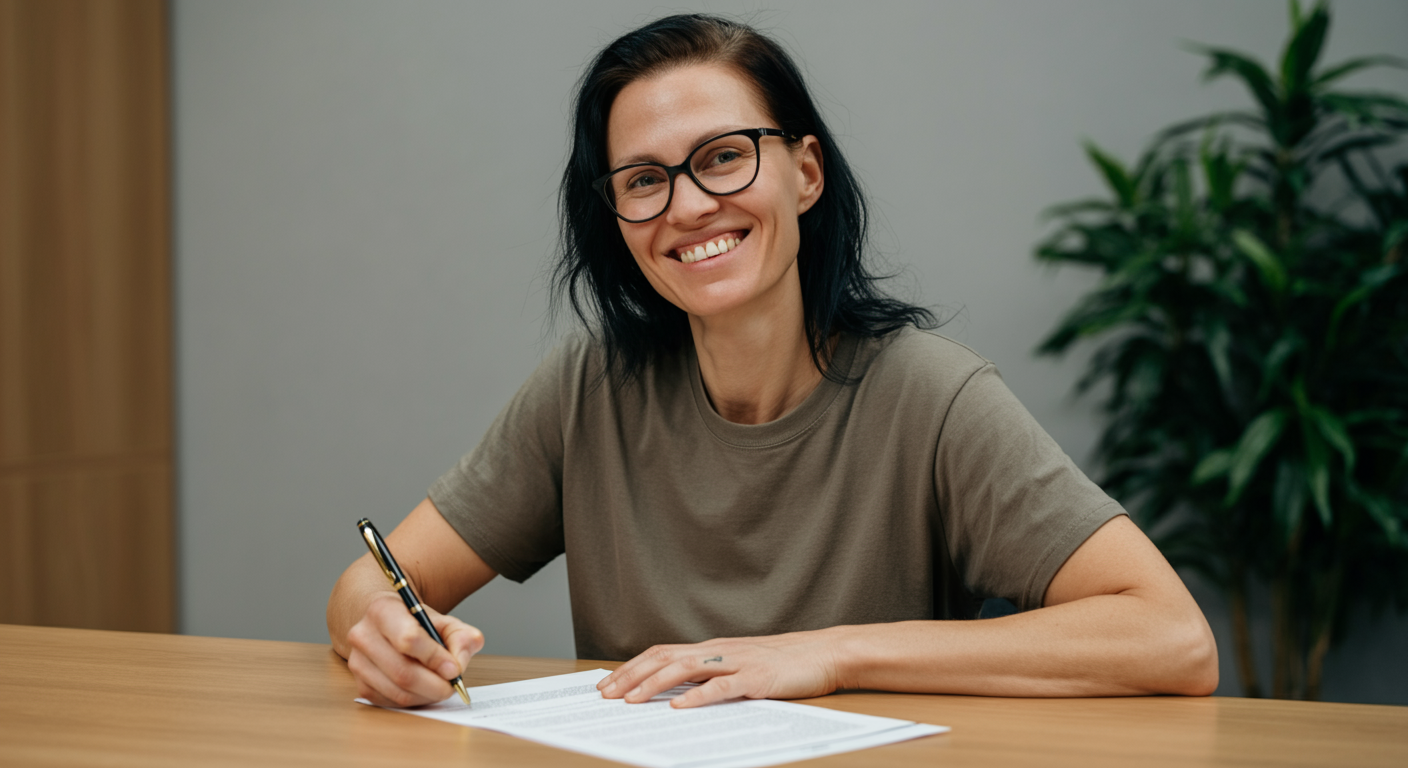 Financial Literacy Program - Professional document signing and financial planning