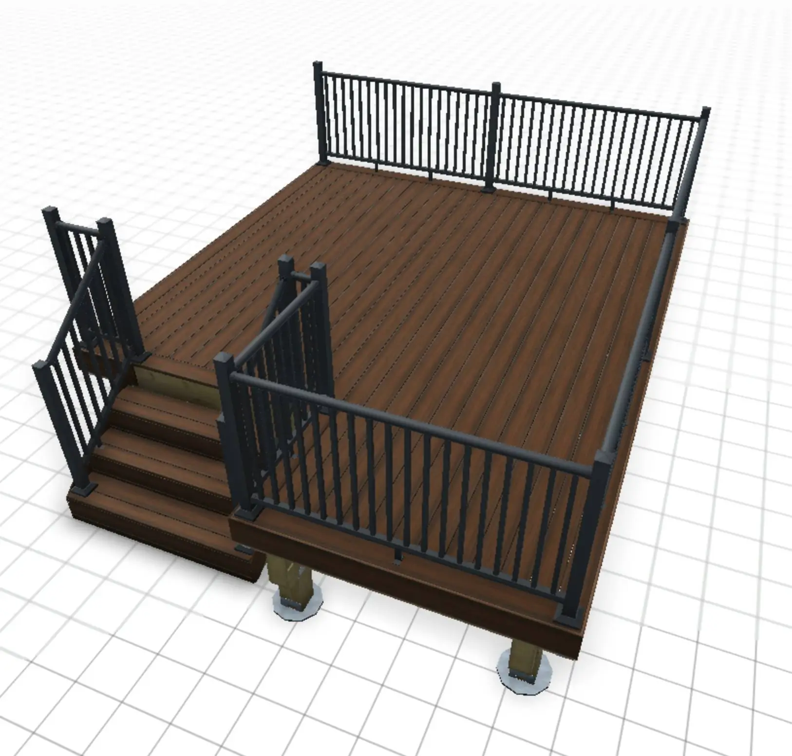 Multi-Level Deck Design — Deck design project completed by Wilbur's Home Remodeling in Chippewa Valley, WI