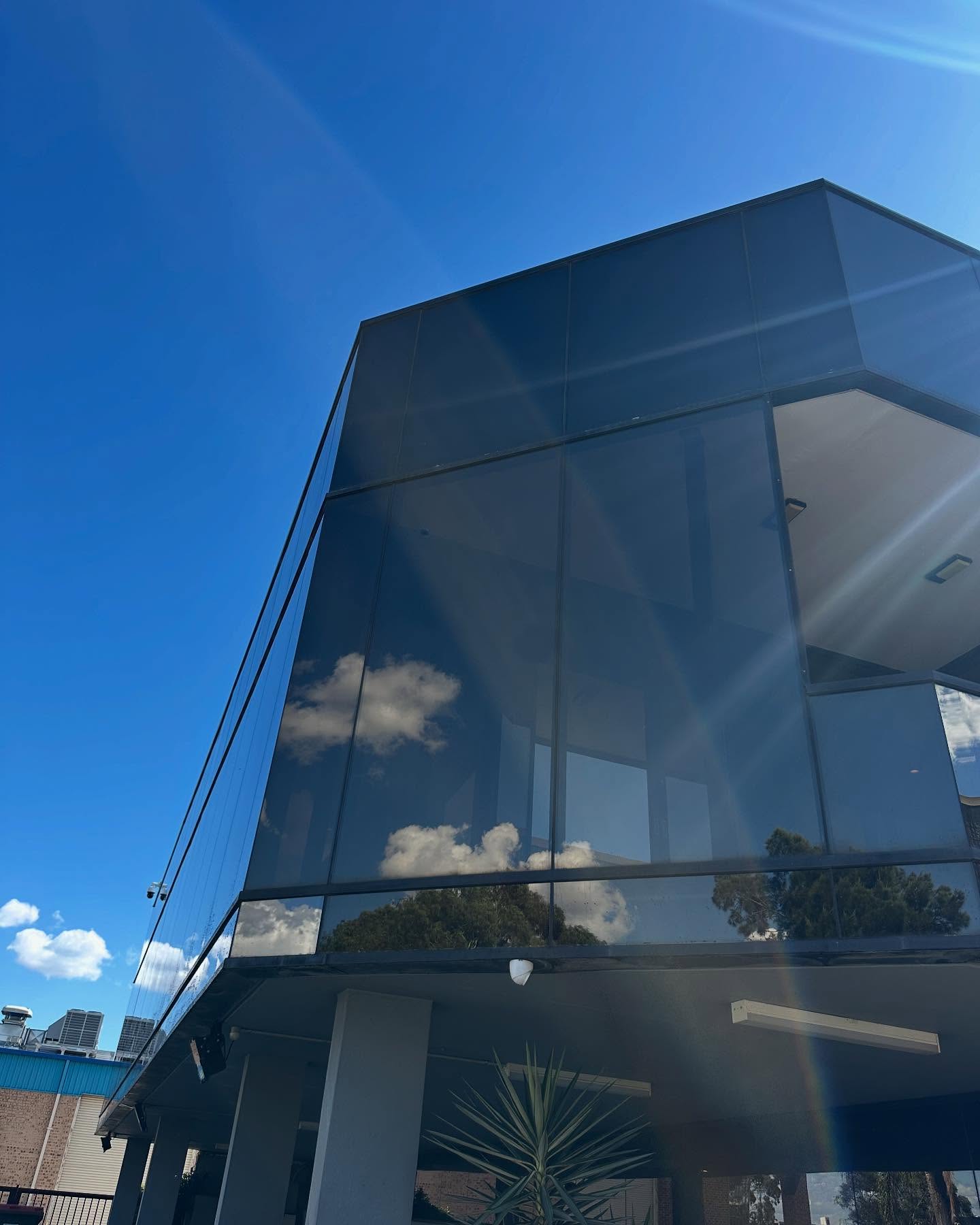 Commercial building glass