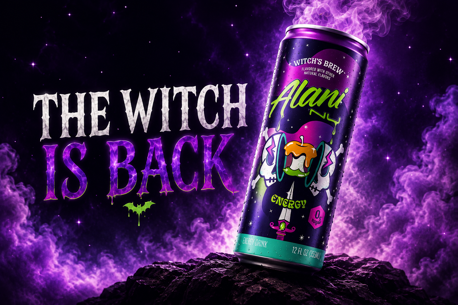 Alani Nu Witches Brew campaign hero