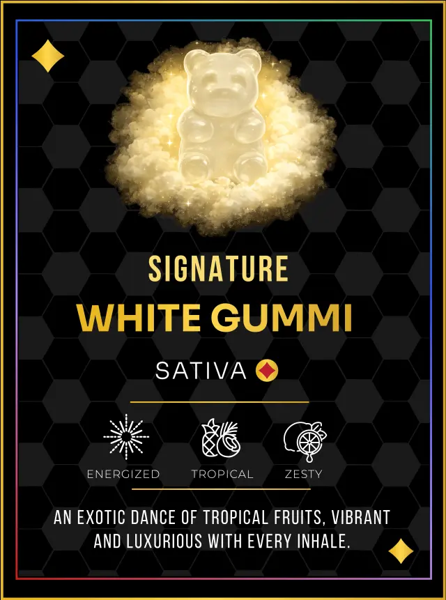 White Gummi candies