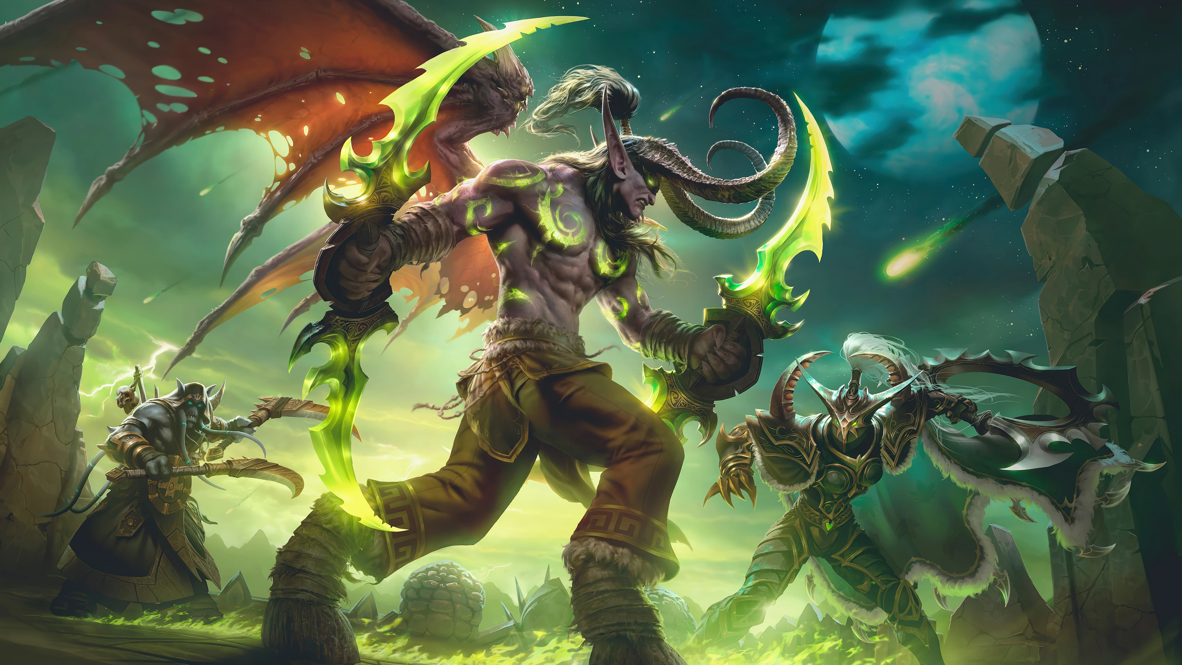 World of Warcraft Illidan Background