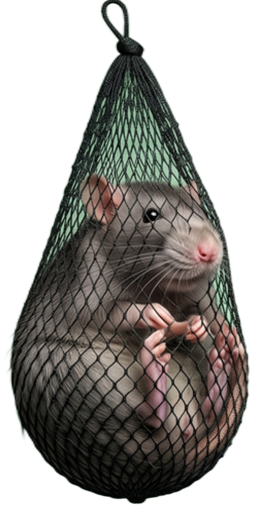 Wrapped Rat