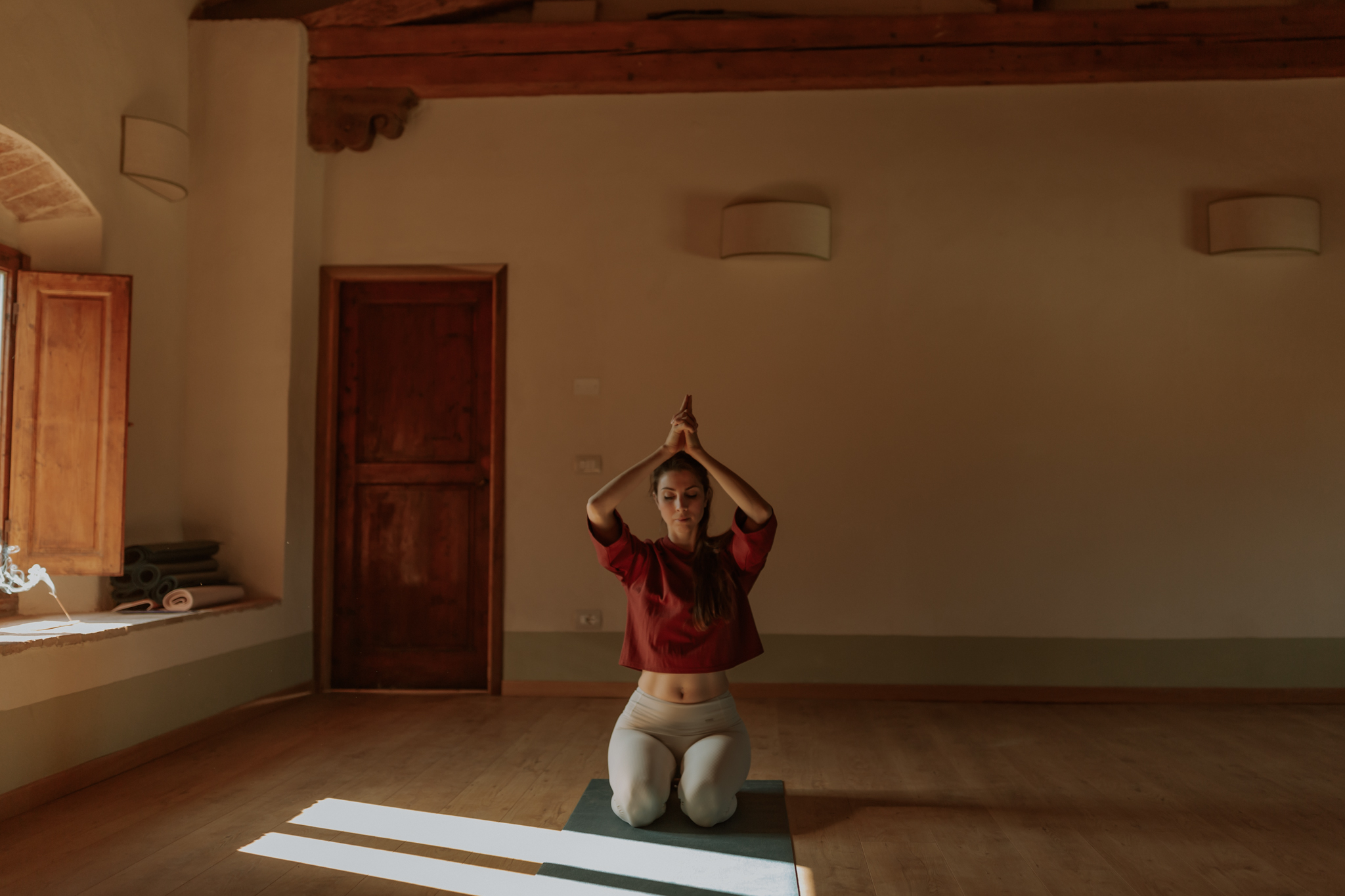 Yoga in villa