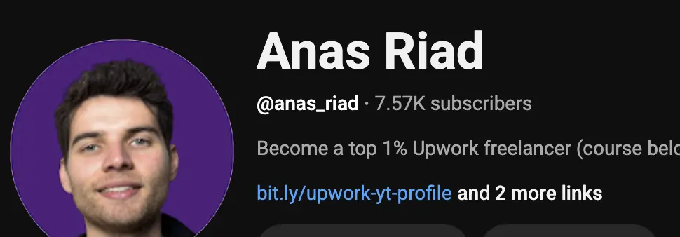 Anas Riad YouTube channel