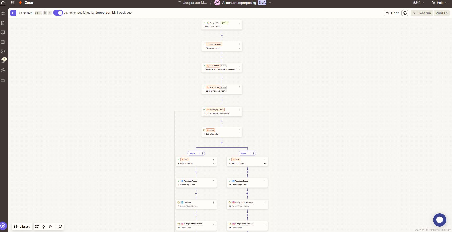 Zapier Content Automation Pipeline