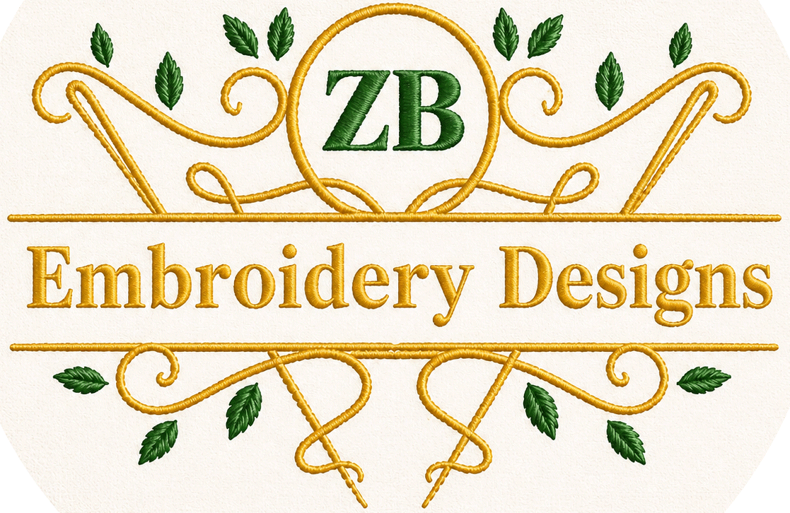 ZB Embroidery Designs Logo