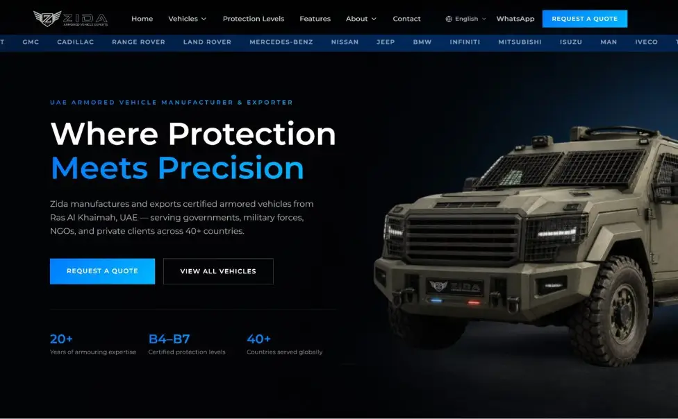 Defense / Armored Vehicles project screenshot